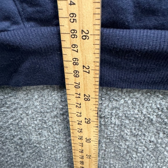 Starter Denver Broncos Hoodie Men's XXL Navy Blue Pullover Sweatshirt - Picture 11 of 14